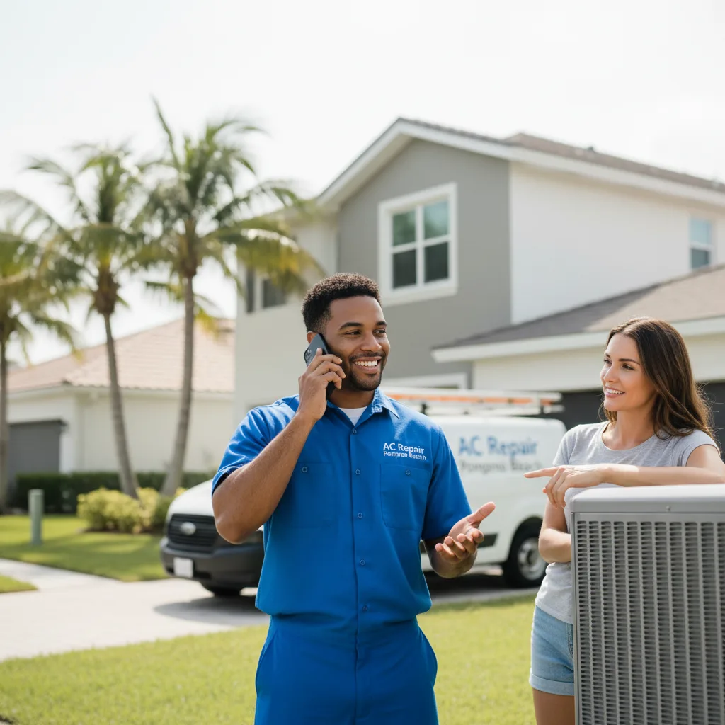 AC Repair Pompano Beach customer support in East Palestine